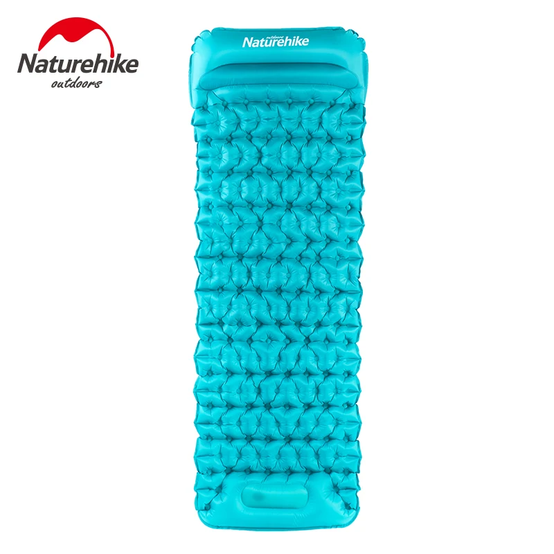 

Naturehike Single Egg Crate Inflatable Mattress with Pillow Quick Filling Air Camping Ultralight Sleeping Pad TPU Portable Pads