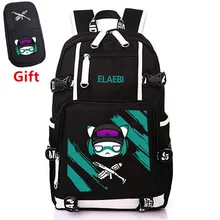 Паровая игра Tom Clancy's Rainbow Six Siege военный мужской рюкзак Холщовый Рюкзак для ноутбука унисекс рюкзак для путешествий Rugzak школьные сумки