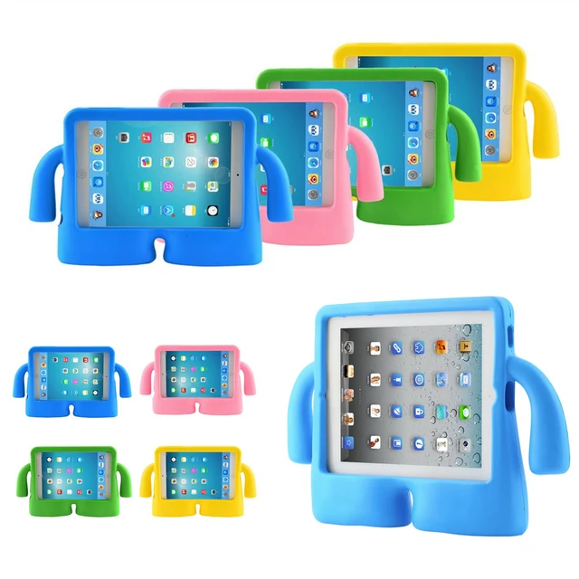 Best Offers For Apple ipad Mini 4 3 2 1 Kids Child Handle Foam Stand Case Cover for iPad air 2 3 iPad 2 3 4 5 6 7 Tablet Cover Sleeve #K