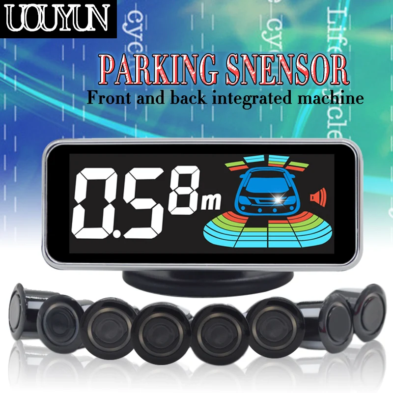 8 ny606 car parking car electronic sensor / sensor LCD display all the car parking assist radar inversion