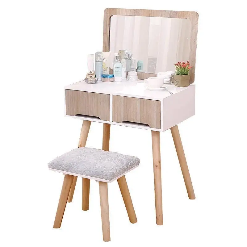 Miroir коробка для макияжа ящик камеры Da Letto Vanity Coiffeuse ретро деревянная мебель