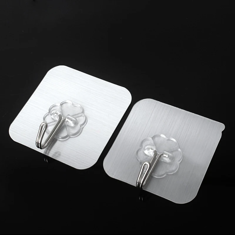 

1/5/10Pcs Environmental protection Transparent Strong Suction Cup Sucker Wall Hooks Hanger For Kitchen Bathroom Hooks