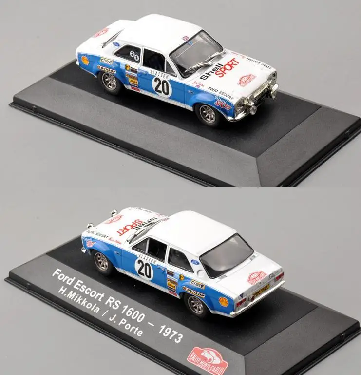 Высокая симуляция FORD ESCORT RS1600 1:43 литые под давлением игрушки из металлического