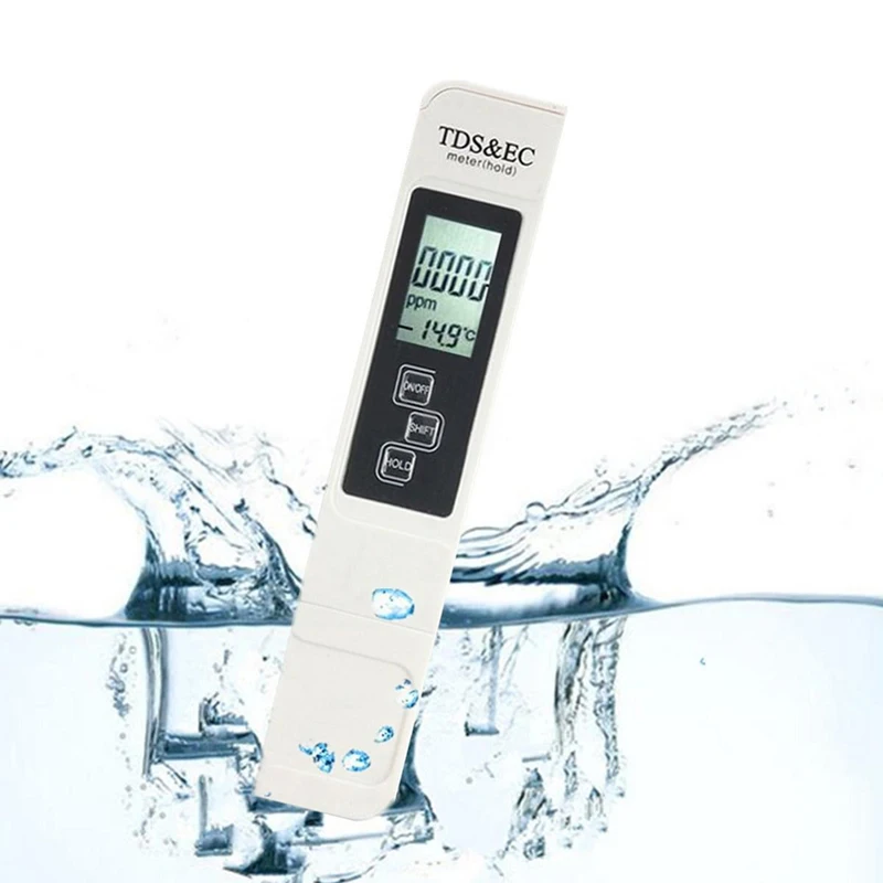 

2017 Portable 3 in 1 LCD Digital TDS EC PPM Water Quality Meter Tester Pen For Water Purifiers Filter High Accuracy FreeShipping