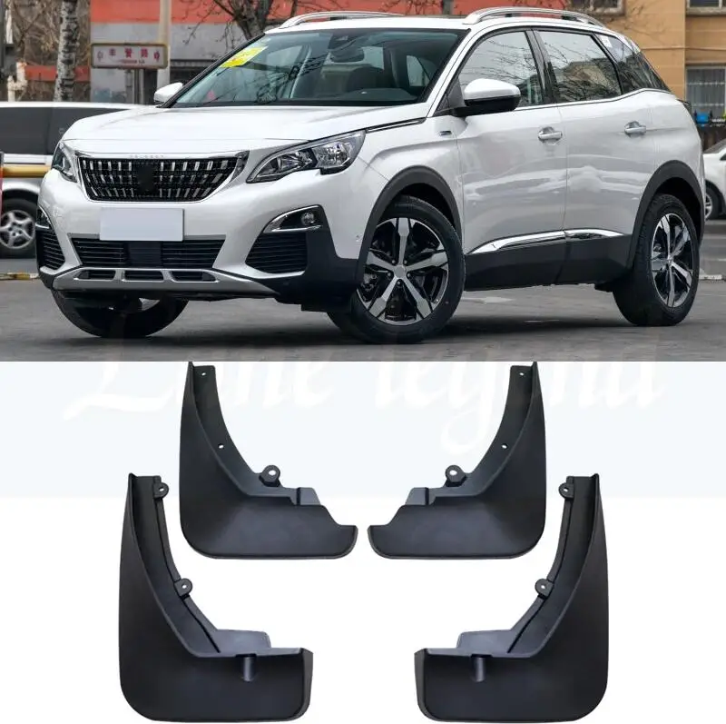 4 шт. автомобиль спереди, тыльная грязь лоскут Брызговики для peugeot 3008 Mk2 GT