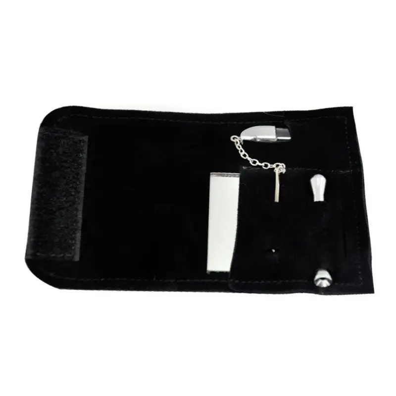 Portable 100 Genuine Leather Tobacco Pouch font b Bag b font Snuff BulletSnorter font b Tool