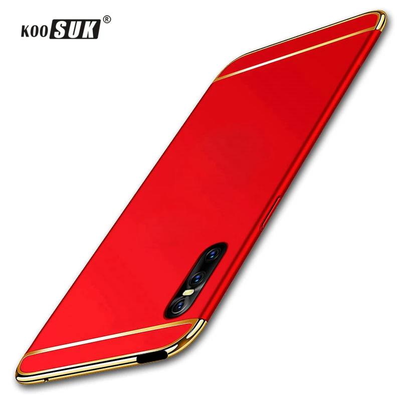 

ViVO X27 Case Original Back Cover Koosuk Fashion 3-in-1 Full Protective Phone Case For Vivo x27 Shockproof Armor PC Hard Shell