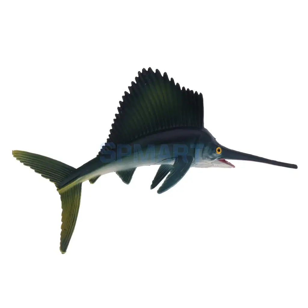 Realistic Plastic Animal Model Figure Rabbit Horse Sailfish Whale Turtle Shark Figurine Kids Educational Toys Home Decoration