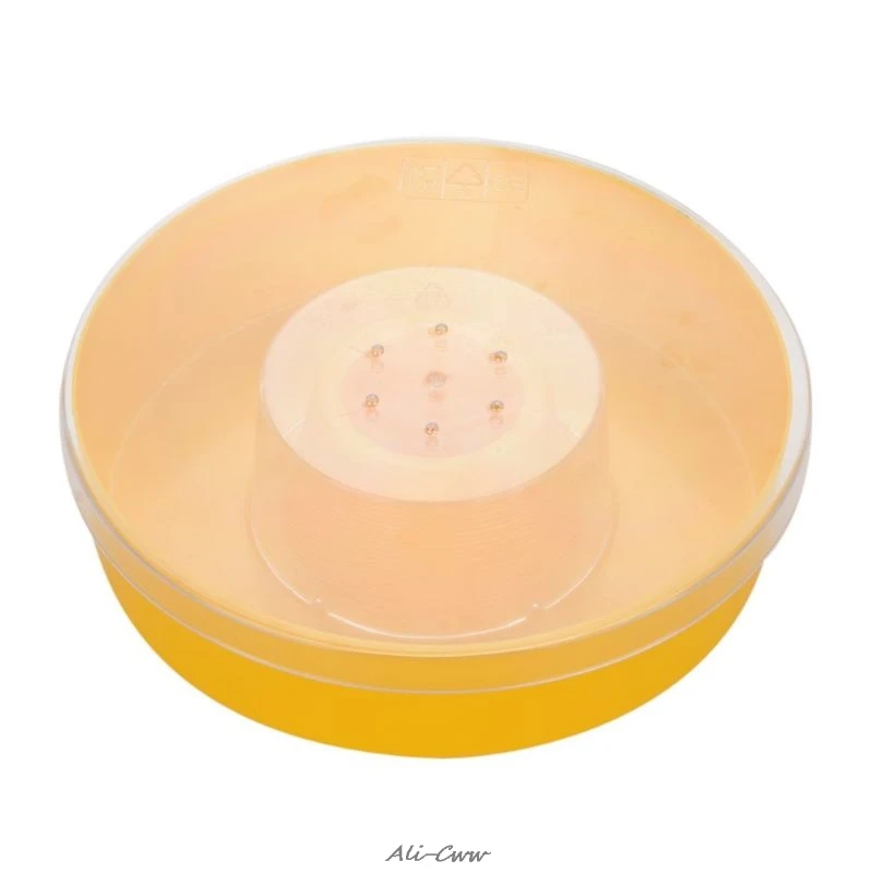 Высокое качество Delaman кормушка для пчел пластиковая быстрая пчелиная Вода Фидер, Круглый ульь Топ Пчеловодство поставки