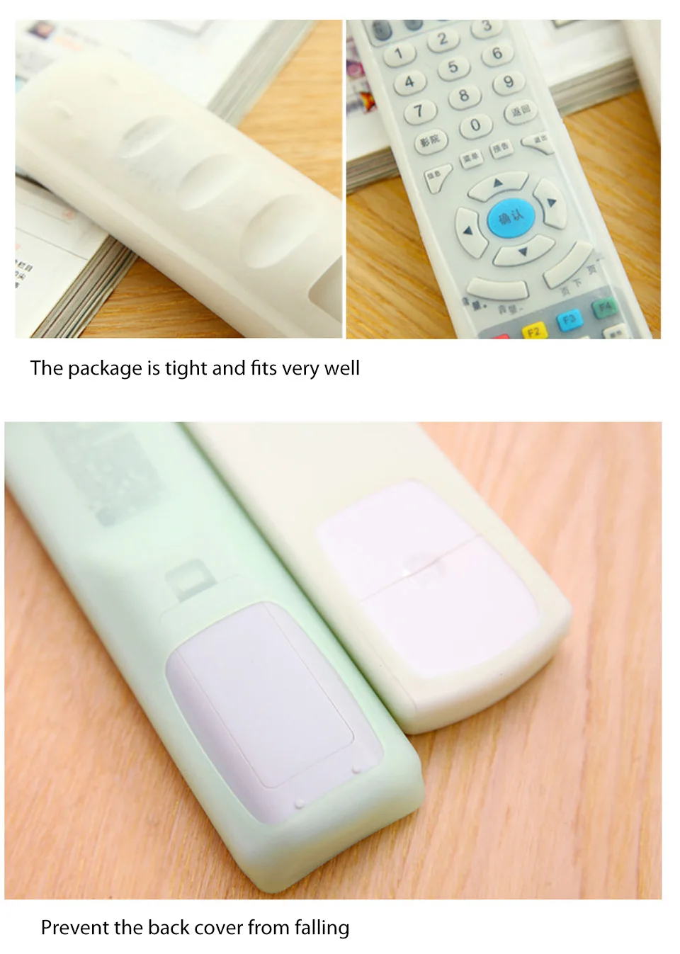 Home Air Conditioning TV Remote Control Set Silicone Case Anti-dust Waterproof Case (7)
