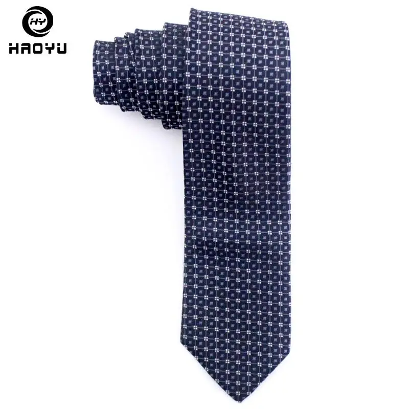 Галстуки для Для мужчин точка полосатый Гладкий жаккард Классический Шелковый полиэстер человека Бизнес роскошный галстук Corbatas ежедневный галстук Cravate