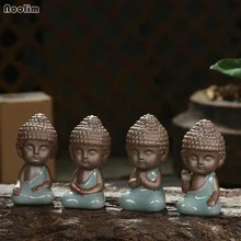 Статуя Будды украшения заварник монах аксессуары бонсай сад украшение дома тафагата индийская Мандала домашний декор