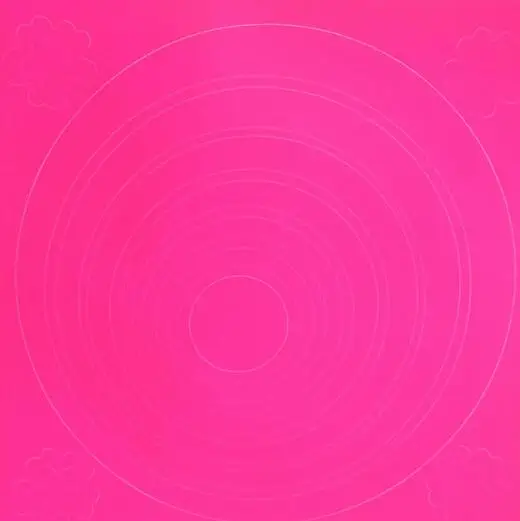 Bright Pink Узор в горошек, цветы, настенные Стикеры для детской комнаты, плакат, шкаф для холодильника, круглая художественная фреска, домашний декор, самоклеющиеся ПВХ Наклейки на стены - Цвет: Bright Pink