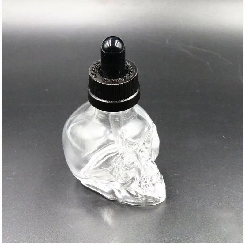 Download 15pcs 30ml Skull Clear Glass Dropper Bottles Essential Oil ... Yellowimages Mockups