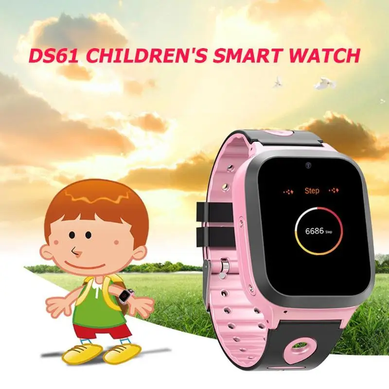 DS61 GPS Child Smart Watch Phone IP67 Waterproof Phone Smartwatch WIFI 1.44 inch Color Touch Screen Baby Watch