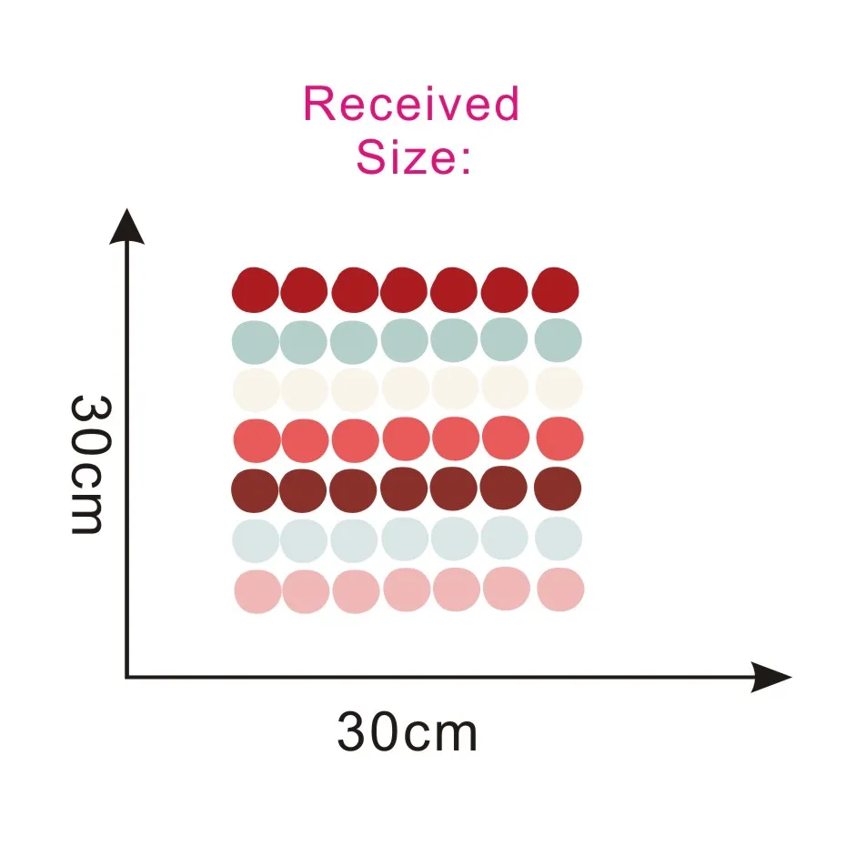 Цветные настенные наклейки в горошек, современные детские наклейки, сделай сам, детские обои, ПВХ, высокое качество, настенные наклейки, детская комната, домашний декор - Цвет: CCS4005G