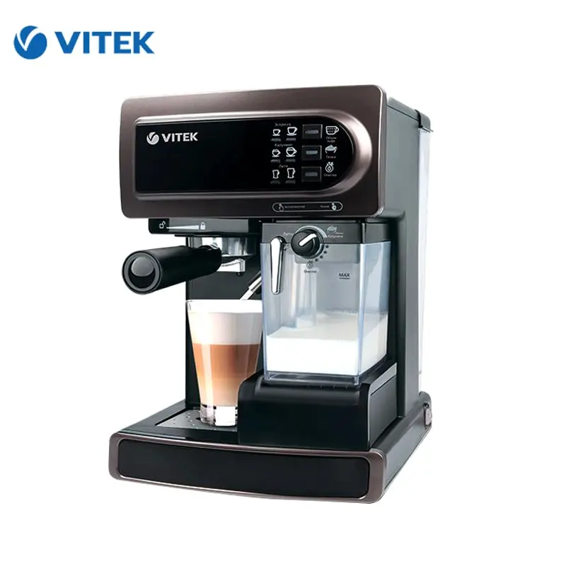 

Coffee Maker Vitek VT-1517 coffee machine coffee makers maker espresso cappuccino electric horn Capuchinator