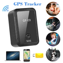 Gps трекер Автомобильный GF-09 мини gps GSM/GPRS Автомобильный локатор устройство записи звука микро трекер для детей