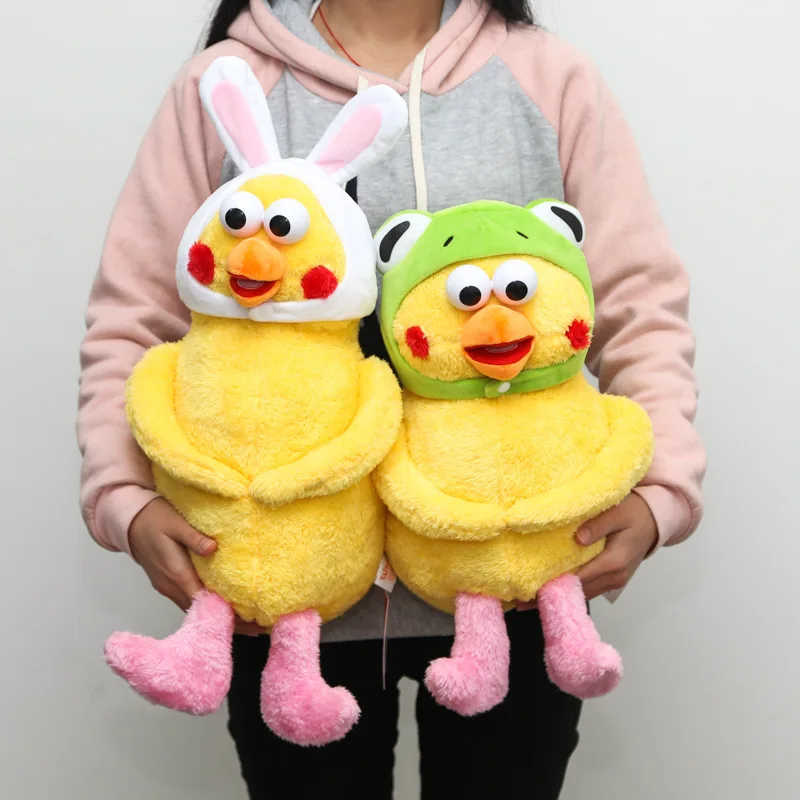 1 шт. Японии DoCoMo попугай брат Кролик Лягушка носить шляпу, плюшевые игрушки подарок на день рождения Большие размеры 33-37 см WJ01