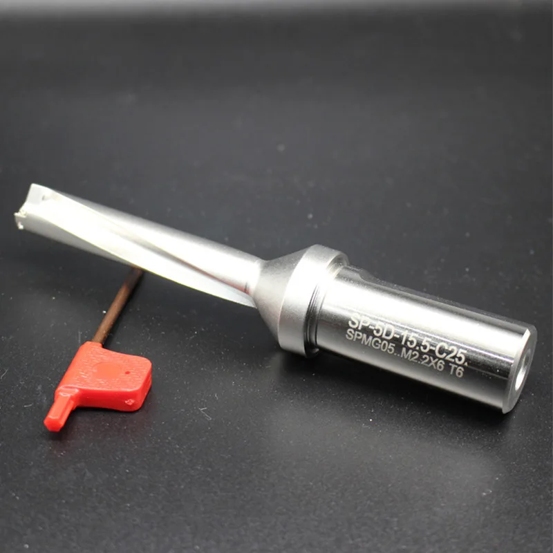 

C25 5D WC SP SD14 mm 15mm 16mm 17mm 18mm 19mm 20mm Indexable Insert Drills Bits Fast Drilling Shallow Hole U Drill Tool Metal