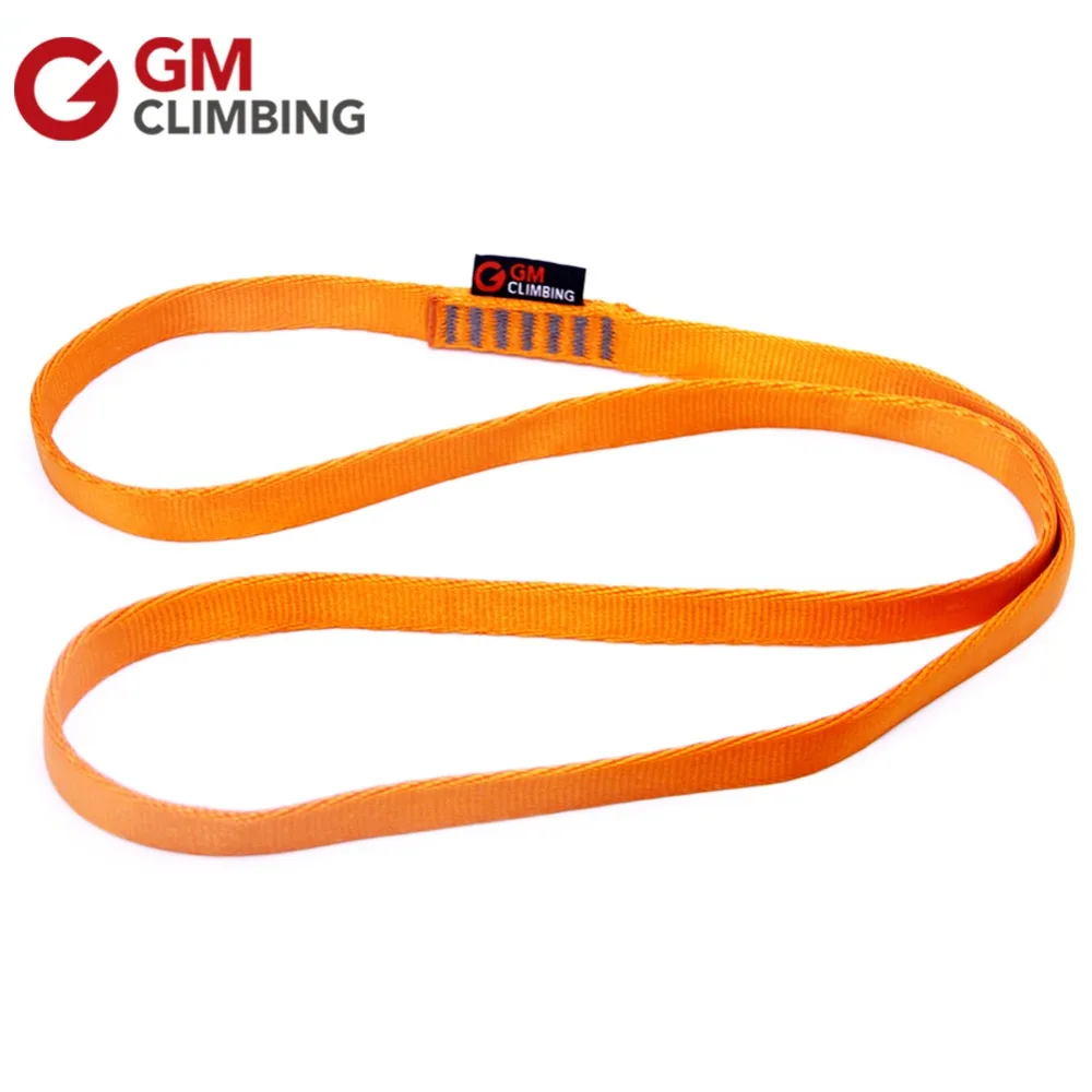 GM Rock Climbing Sling Rope Protector CE 22kN 60cm Nylon Bearing Strap