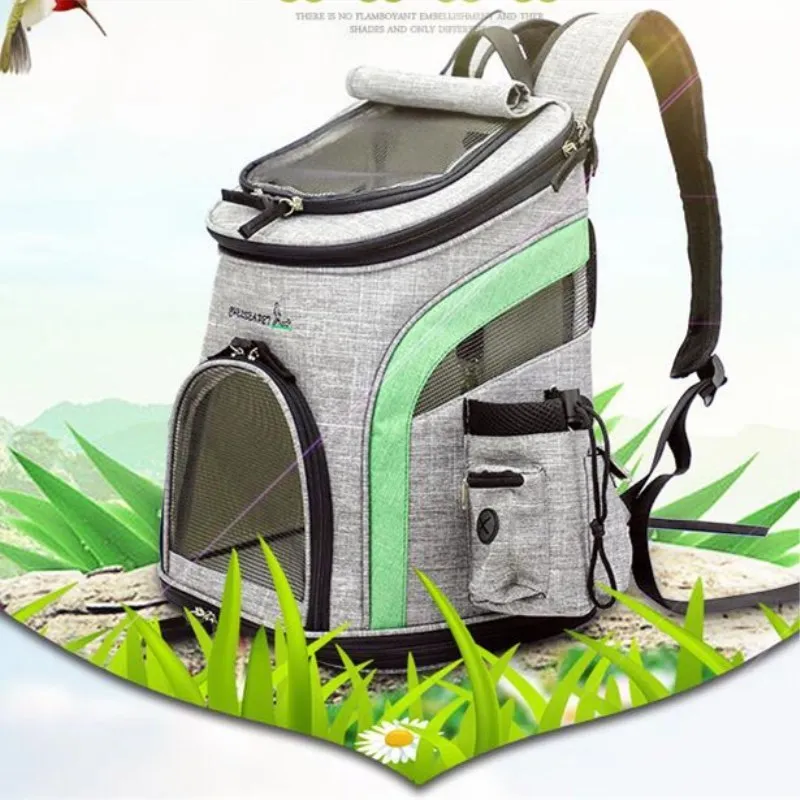 Dog Carrier Backpack Bag Breathable Dogs for small dogs Cat Bag Portable Pet Shoulder Dog Stuff Hiking Travel Walking Riding