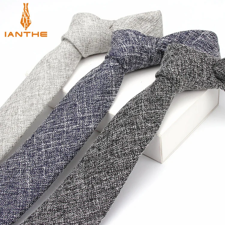 Брендовые Новые мужские модные классические однотонные простые свадебные галстуки для мужчин, деловые галстуки, галстуки 6 см