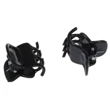 10 смешанных маленьких черных зажимов для волос, зажимы для когтей, пластиковые заколки для волос, зажим для стрижки волос для женщин, девушек и девушек