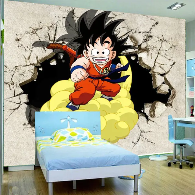 Anime Japonês Dragon Ball 3d Foto Papel De Parede Papel De Parede