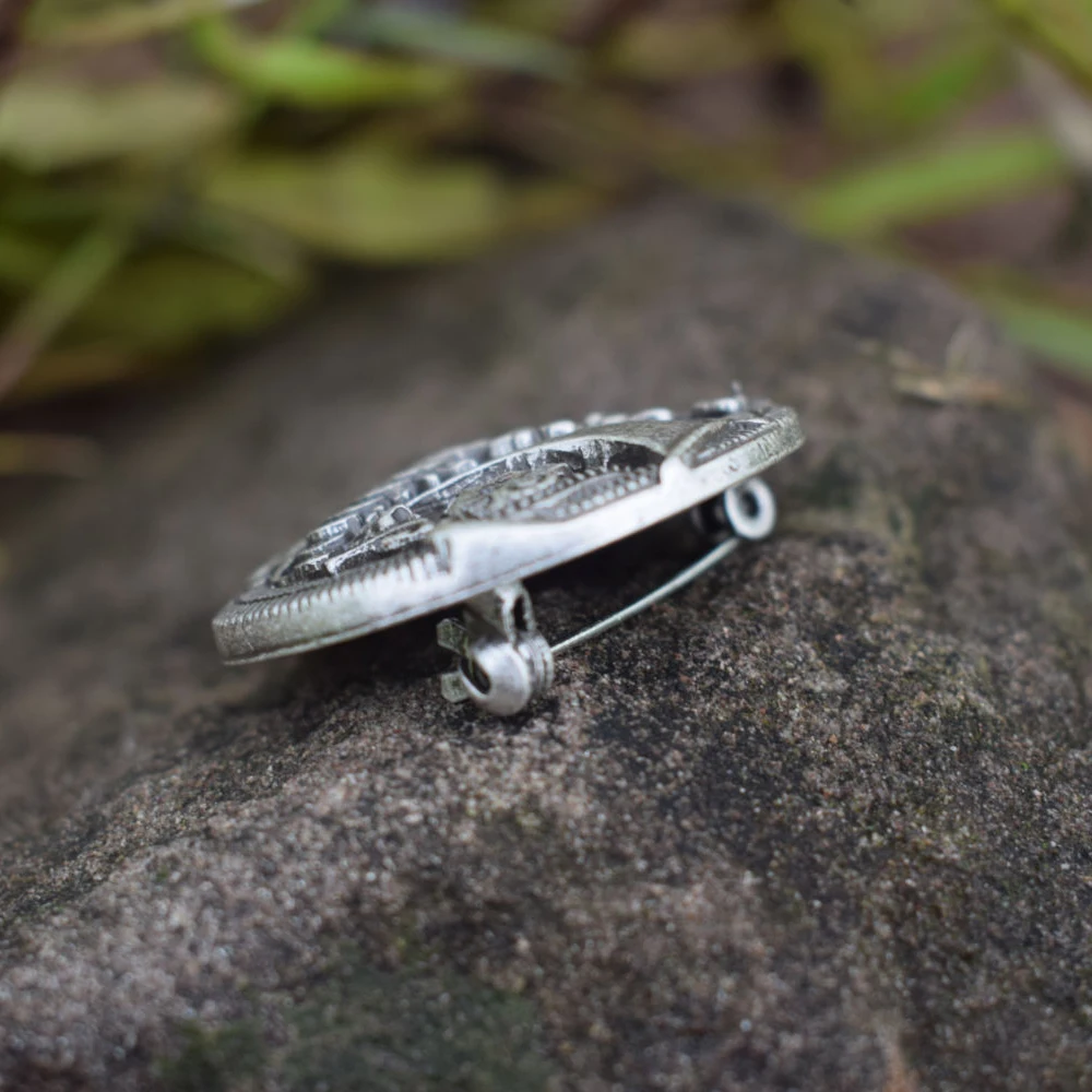 Sanlan кельтский стиль викингов искусственная металлическая брошь|brooches for women|ship