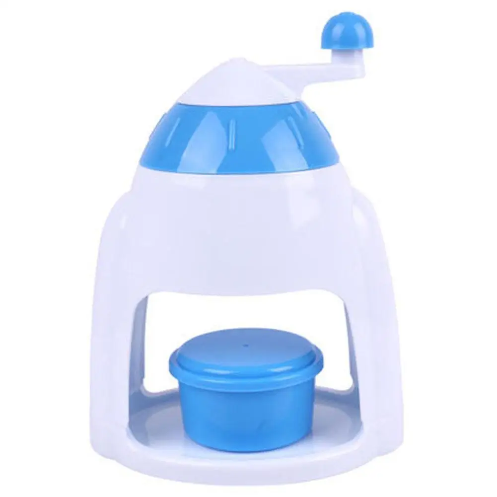 

Manual Ice Crusher Portable Household Ice Shaving Machine Snow Cone Smasher Grinder DIY Ice Chopper Smoothies Machine