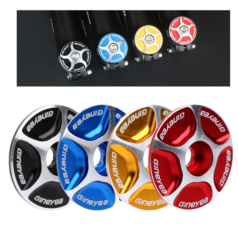 Bike Bicycle Aluminum Alloy Headset Cap Aluminum Threadless Road MTB