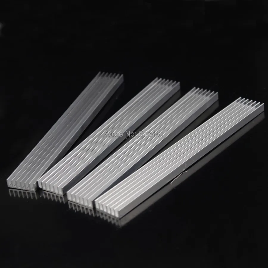 

10pcs/lot 150x20x5mm DIY Cooler Aluminum Heatsink Heat Sink Chip for IC LED Power Transistor 150mm