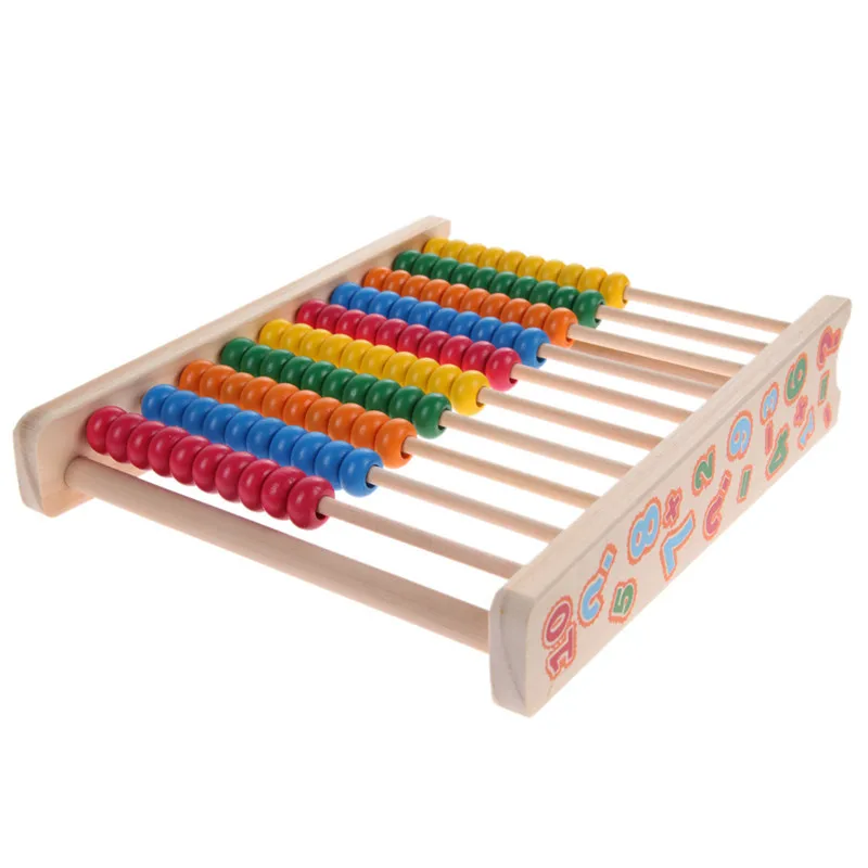 Маленький Абакус детская деревянная игрушка для раннего развития Игрушка красочная счетная доска Математика монтессори игрушка интеллектуальные игрушки подарки