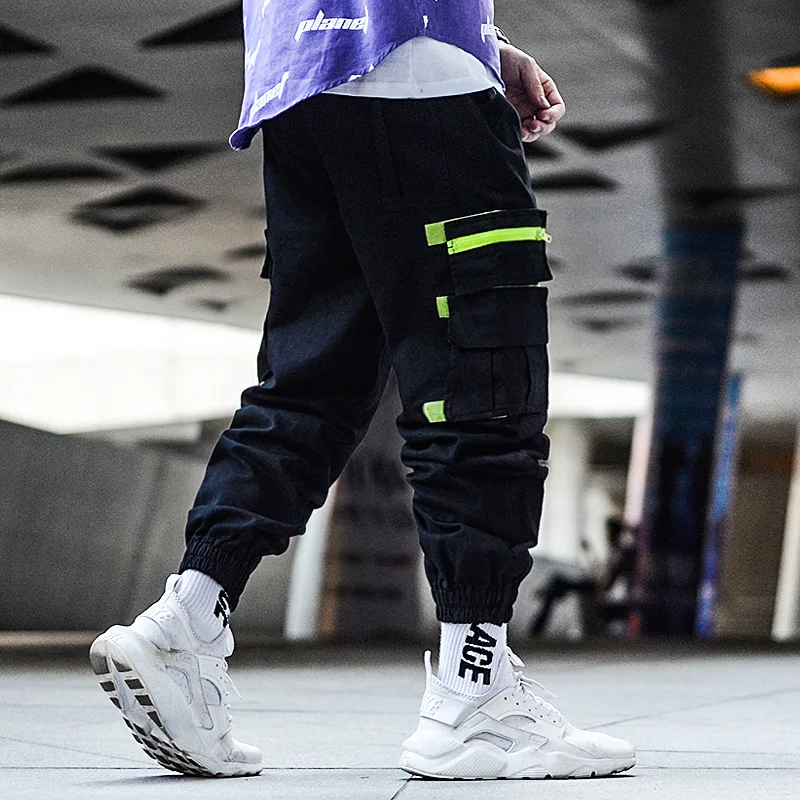 NEDAYATATIME Camo Tactical Joggers брюки мужские уличные черные шаровары Harajuku повседневные