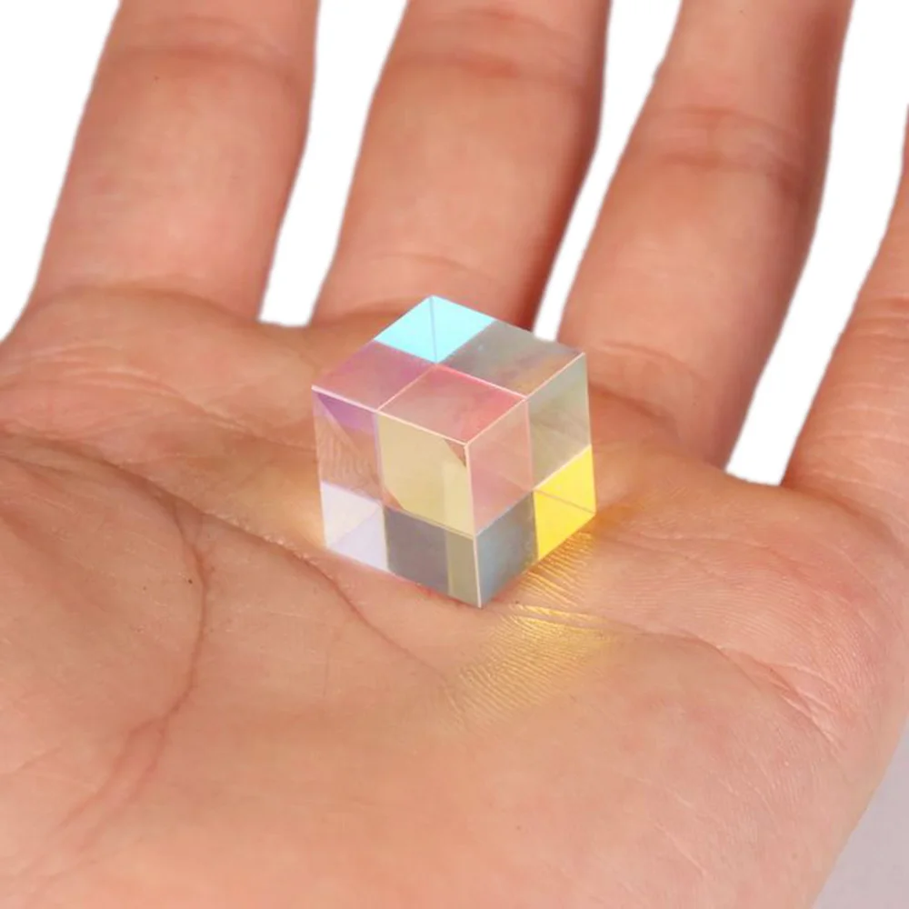  Science Prism Laser Beam Combine Cube Prism Laser Diode FOR Glass Optical Instruments Mirror Teachi - 32989663204