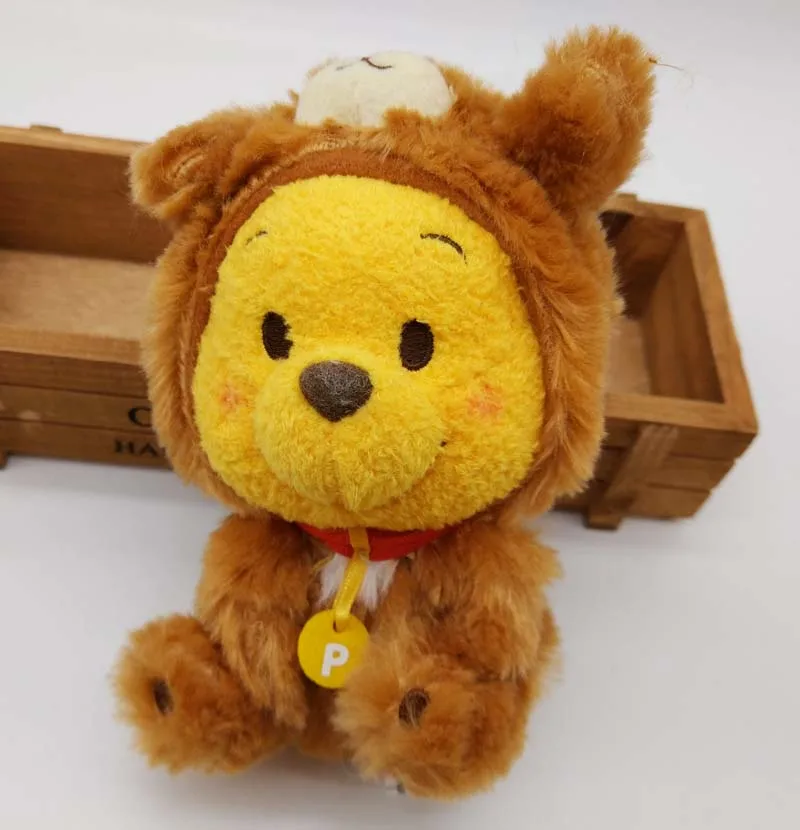 Милый Рождественский тиггер Eeyore поросенок Медведь Roo мягкая плюшевая кукла игрушка подарок - Цвет: Bear   1