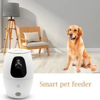 

Smart Automatic Pet Feeder Dog Cat Feeder WiFi HD Video with 2-Way Audio Recording and calling function Multifunction hot sale