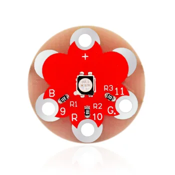 

Free shipping! Keyes wearable 3528 RGB module for Lilypad