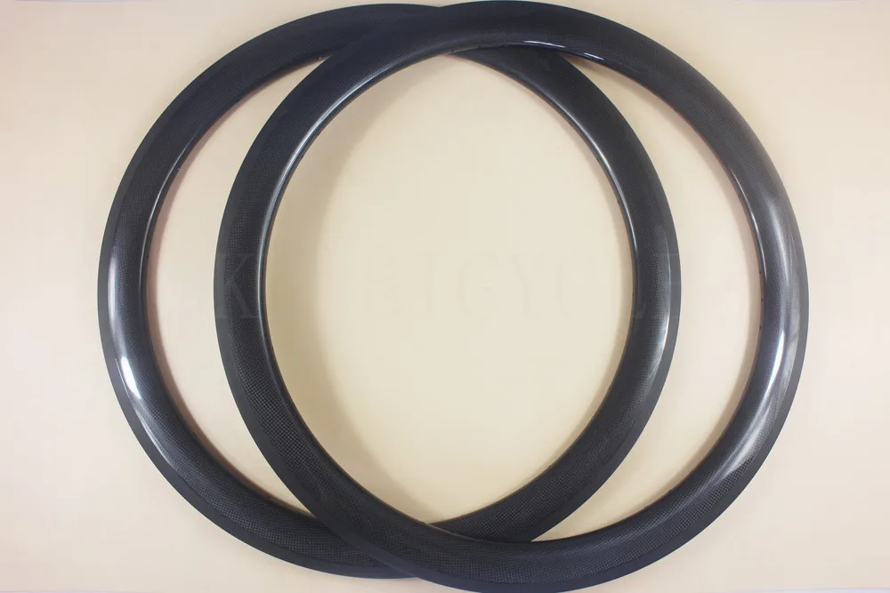 Clearance 2Pcs 700C 50mm clincher rim 18/21 holes or Customize Road bike 3K UD 12K full carbon fibre bicycle wheel rims 23 or 25mm width 0 Clearance 2Pcs 700C 50mm clincher rim 18/21 holes or Customize Road bike 3K UD 12K full carbon fibre bicycle wheel rims 23 or 25mm width 0