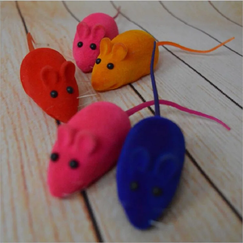 5 шт. MouseToy котенок игрушка для ловли ложная Мышь Крыса писк Шум звук игрушки кошки