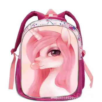 

children School Bag light Weight Girls Backpack fancy Unicorn printing backpack girls mochila escolar kindergarten bag for kids