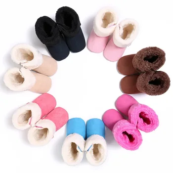 

Snow boots high to help soft bottom men and women baby winter shoes
