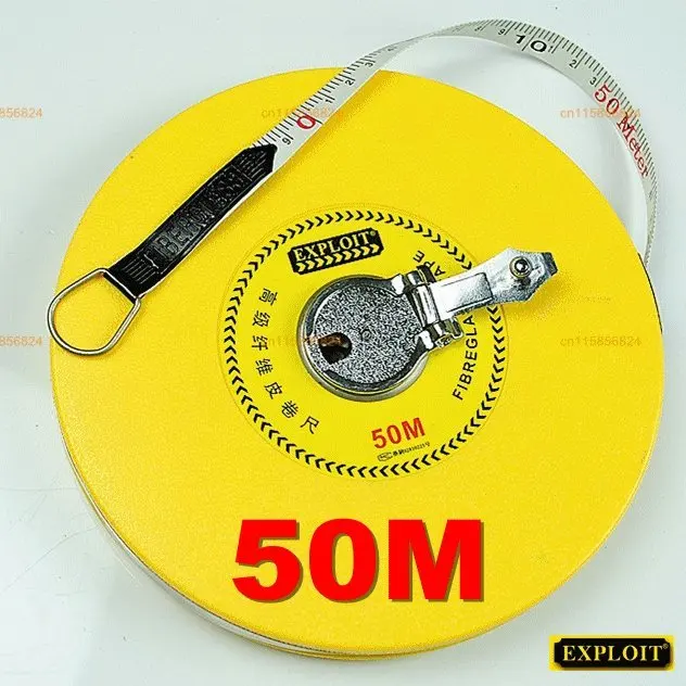 50M Fiberglass Tape Measure,High Qualtiy,Outward Appearance Fine