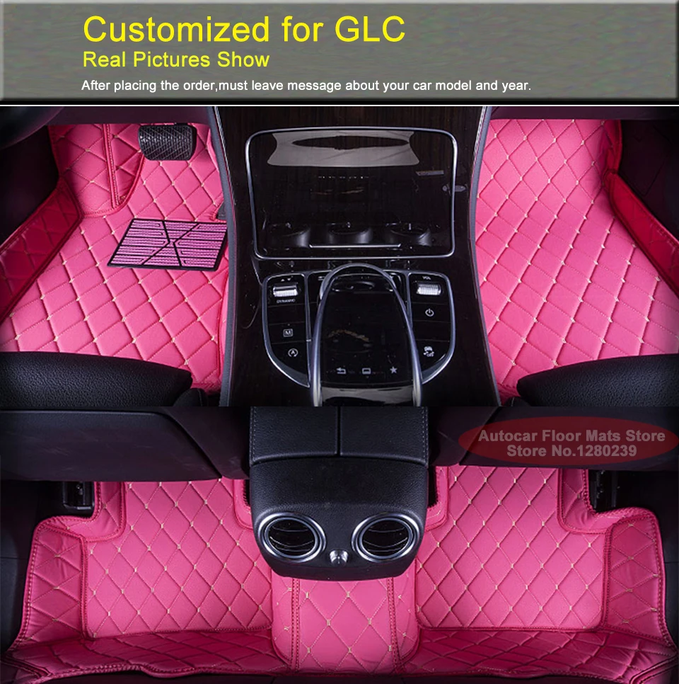 Автомобильные коврики индивидуальные для Mercedes-benz GLK350 2008 GL450 2006 GLA200 GLC GLE 2015 3D пол ковры на заказ коврики