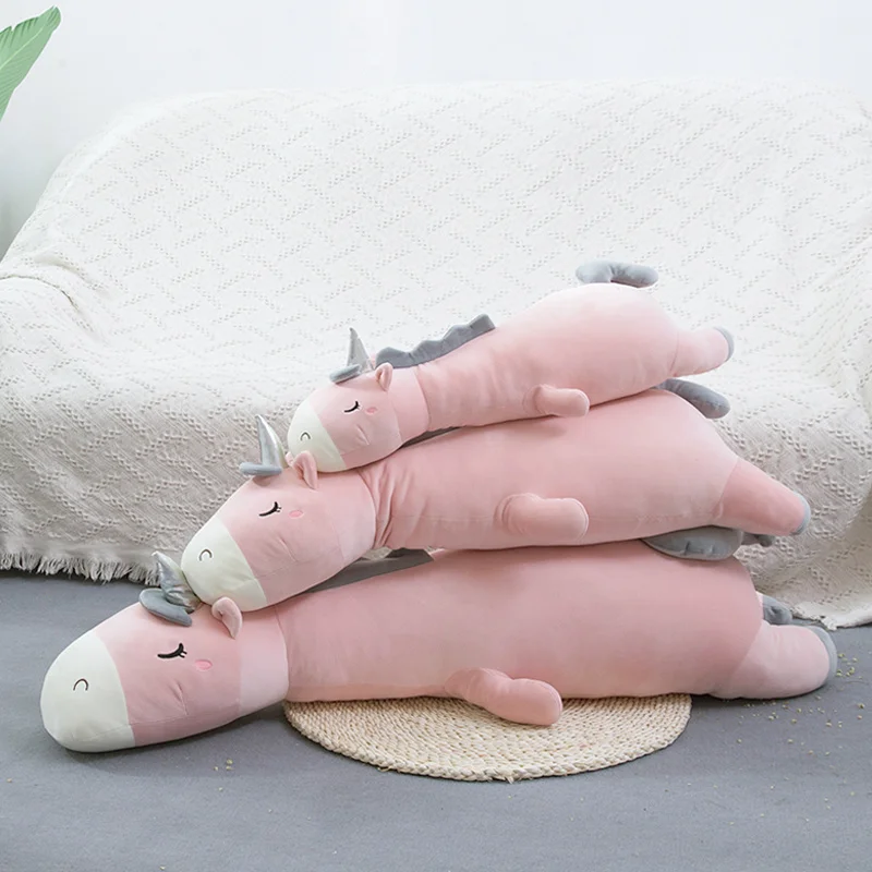

70-120cm Giant Size Unicorn High Quality Plush Toy Soft Stuffed Cartoon Unicorn Sofa Bedroom Decor Dolls Animal Gift