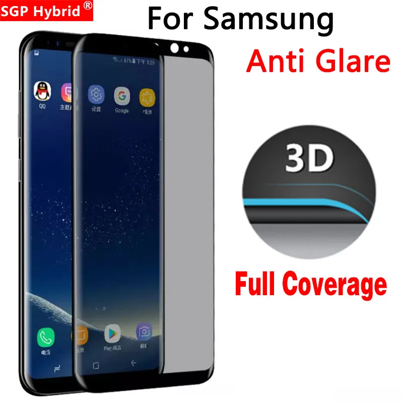 Защитное стекло для samsung S8 S9 Plus Note S 8 9 закаленное стекло Защита экрана конфиденциальность на Galaxy 8s 9s не Note9 Note8 3d