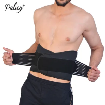 Palicy Super Stretch Slim Belt Men Back Corset Adjustable Neoprene Body Shaper Men Posture Corrector Mens Girdle for Weight Loss