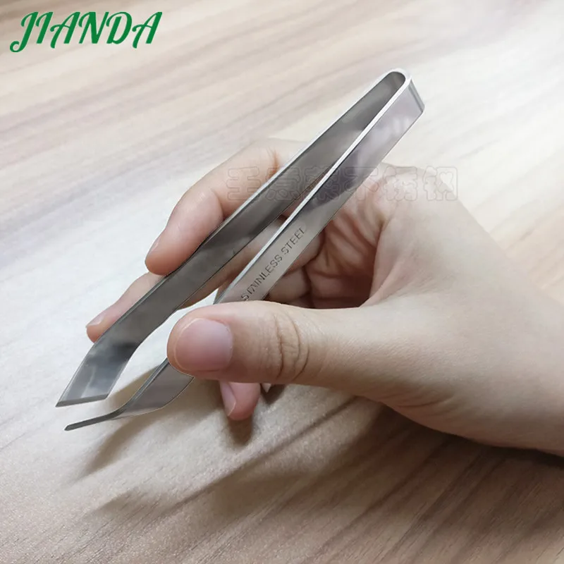 

Fish Bone Tweezers Stainless Steel Chicken Duck feather Pincer Easy to use Kitchen ideal Tool Easy to Use and Good Quality
