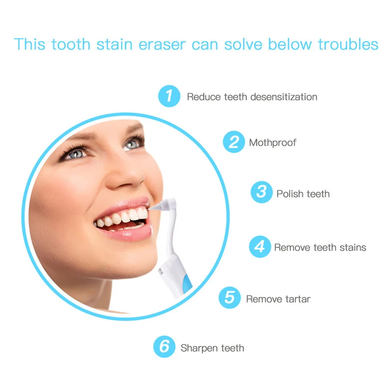 Sonic Tooth Stain Remover Electric Teeth Massage Brush Dental Teeth Whitening Tools Remove Tartar Massage Gums Tooth Polisher 0